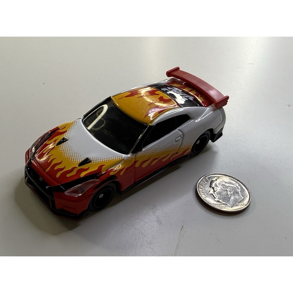Demon Slayer Tomica Nissan GTR Diecast Car: Kyojuro Rengoku. Read Description.